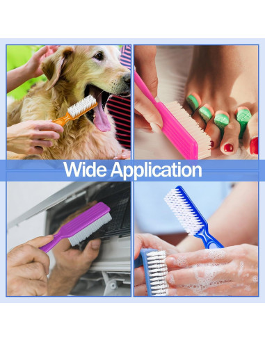 120 Cepillos de Uñas Mifoci con Mango Agarre - Cerdas Suaves