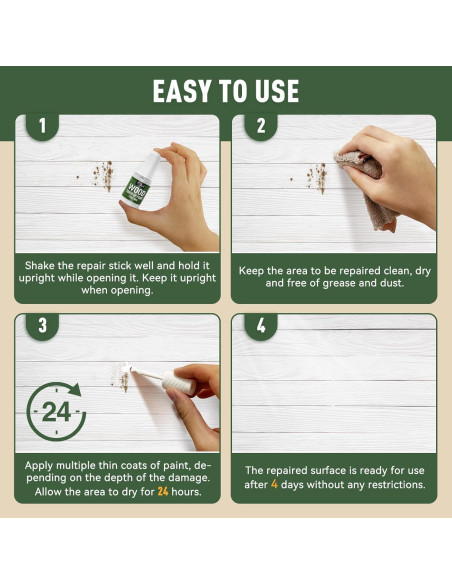 Pintura para Reparación de Madera DWIL 44.36 ml Secado Rápido Negro Pintura para Reparación de Madera DWIL 44.36 ml Secado Rápido Negro