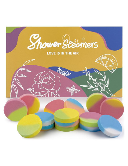 15 Pastillas de Vapor de Ducha Aromaterapia Leoce - Relajación