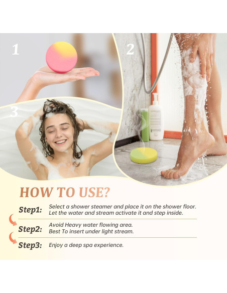 15 Pastillas de Vapor de Ducha Aromaterapia Leoce - Relajación