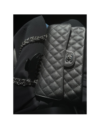 Clip de Pelo Grande Hana Mia - Acetato Sostenible 10.16 cm Negro