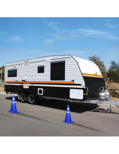 Conos de Tráfico Plegables BATTIFE 18" Azul - 2 Pack