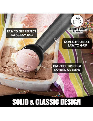 Cuchara de Helado CUNSENR de Aluminio Antiadherente 17.8 cm