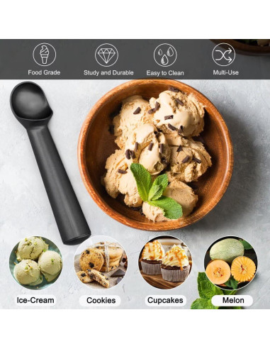 Cuchara de Helado CUNSENR de Aluminio Antiadherente 17.8 cm