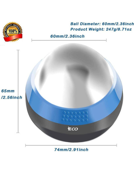 Bola de Masaje Fría iECO Cryosphere 6 cm - Terapia de Hielo y Calor