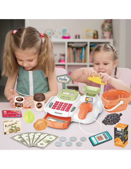 Caja Registradora de Juguete Sotodik con Sonidos y Accesorios