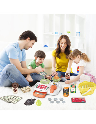 Caja Registradora de Juguete Sotodik con Sonidos y Accesorios