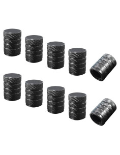 Ziciner 10 Tapones de Válvula de Neumático de Aluminio
