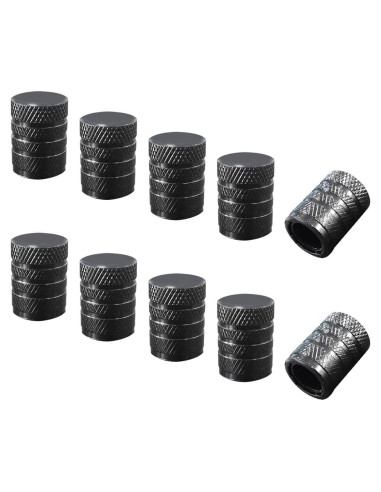 Ziciner 10 Tapones de Válvula de Neumático de Aluminio
