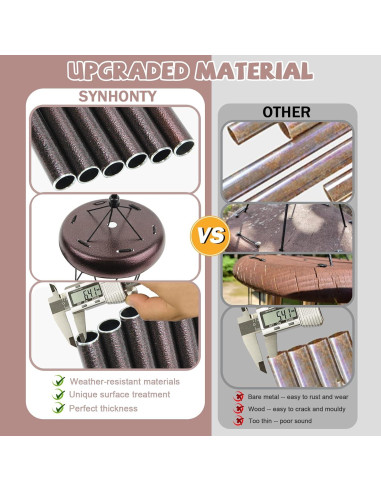 Campanas de Viento Memoriales Synhonty con Colibrí 81.3 cm