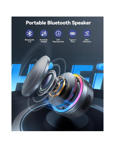 Timbre Inalámbrico TECKNET con Altavoz Bluetooth 1000mAh