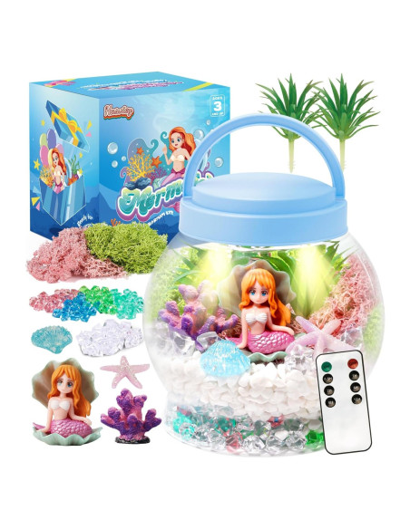 Kit de Terrario Iluminado Hasviey para Niñas 3+ Años