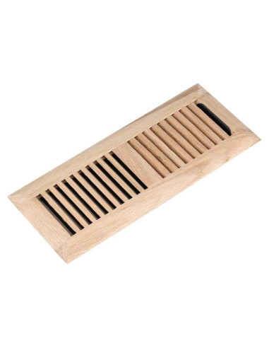 Registro de Piso de Madera de Roble Rojo Qirui 2x12" Sin Acabado