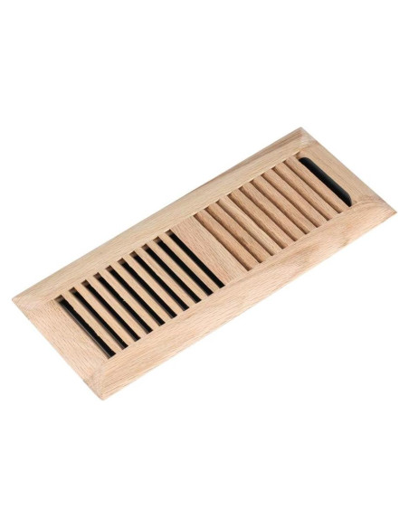 Registro de Piso de Madera de Roble Rojo Qirui 2x12" Sin Acabado