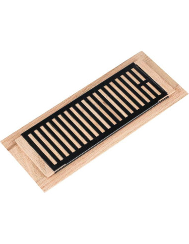 Registro de Piso de Madera de Roble Rojo Qirui 2x12" Sin Acabado