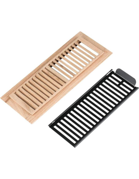 Registro de Piso de Madera de Roble Rojo Qirui 2x12" Sin Acabado