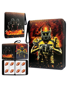 Carpeta de Tarjetas de Fútbol QANYYO 400 Bolsillos Recargable