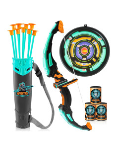 Conjunto de Arco y Flecha JOYIN con Luz LED y 9 Flechas