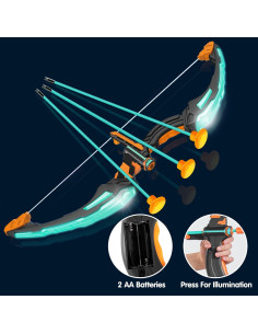 Conjunto de Arco y Flecha JOYIN con Luz LED y 9 Flechas 2