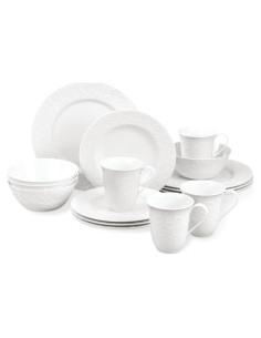 Juego de Vajilla 16 Piezas Lenox Opal Innocence Carved