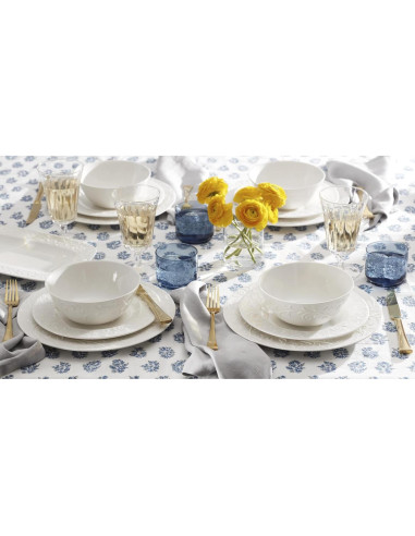 Juego de Vajilla 16 Piezas Lenox Opal Innocence Carved