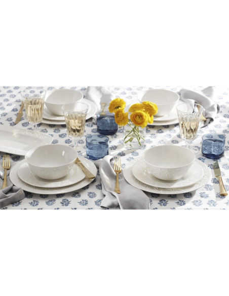 Juego de Vajilla 16 Piezas Lenox Opal Innocence Carved