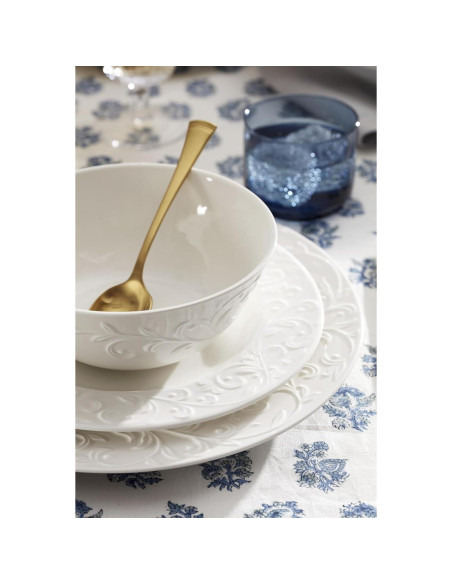 Juego de Vajilla 16 Piezas Lenox Opal Innocence Carved