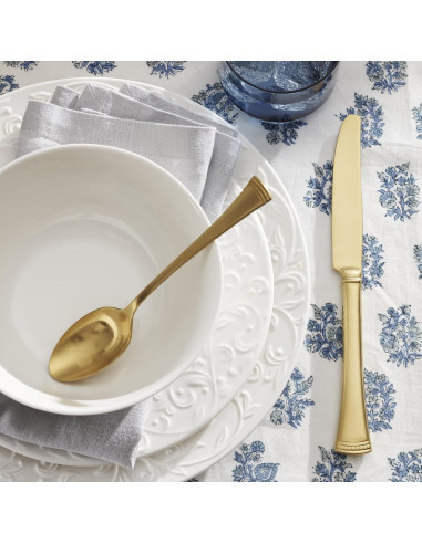 Juego de Vajilla 16 Piezas Lenox Opal Innocence Carved