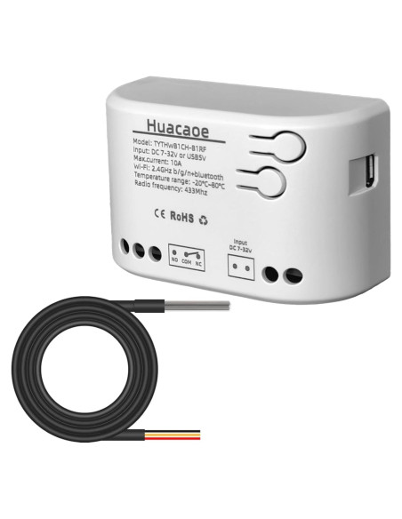 Controlador de Temperatura Inteligente Huacaoe 1CH 10A