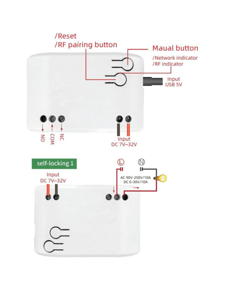 Controlador de Temperatura Inteligente Huacaoe 1CH 10A