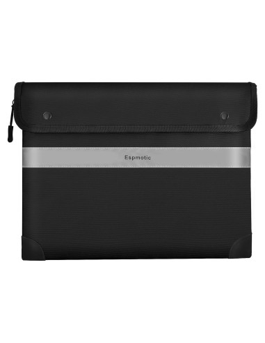 Bolsa de Documentos a Prueba de Fuego Espmotic 36x27 cm Negra