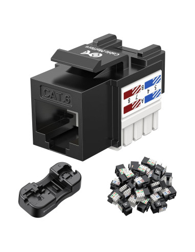 Cable Keystone Cat6 RJ45 25 Unidades Cable Matters Negro