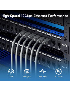 Cable Keystone Cat6 RJ45 25 Unidades Cable Matters Negro 2