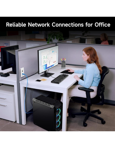 Cable Keystone Cat6 RJ45 25 Unidades Cable Matters Negro