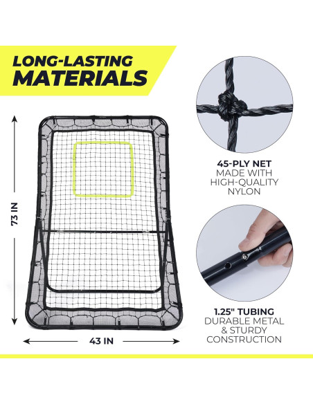 Victorem Reboteador de Lacrosse 121x183 cm Multi-Deporte