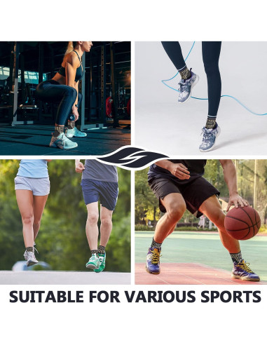 Soporte de Tobillo de Cobre Lusenone para Alivio del Dolor