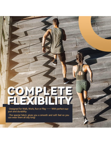 Soporte de Tobillo de Cobre Lusenone para Alivio del Dolor