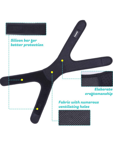 Rodillera Patelar Doble Ajustable Thx4COPPER Alivio Dolor