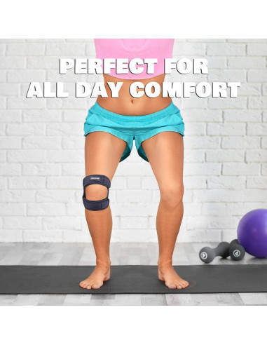 Rodillera Patelar Doble Ajustable Thx4COPPER Alivio Dolor