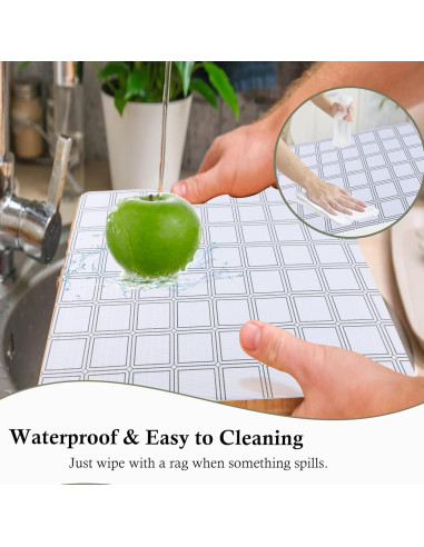 Forro de Estante Antideslizante GMAEURL 25cm x 7.32m Blanco