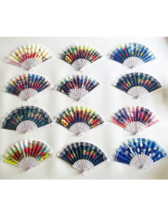 Abanicos Plegables Winture - 12 Paquetes Florales para Mujeres 2