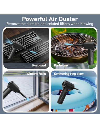 Aspiradora Inalámbrica OGMAPLE VC43-GR 11000PA Compacta