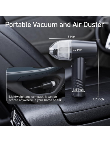 Aspiradora Inalámbrica OGMAPLE VC43-GR 11000PA Compacta