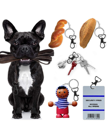 Ganchos Giratorios de Metal Hotop 35 Piezas 25 mm Negro