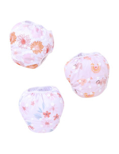 Paquete de 3 Pañales de Natación Reutilizables Bebé 0-3 Años