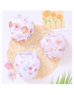 Paquete de 3 Pañales de Natación Reutilizables Bebé 0-3 Años 2