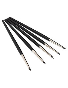 Set de 5 Pinceles de Silicona COMIART para Escultura de Arcilla