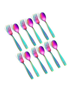 Set de Cubiertos para Niños Pimoys 12 Piezas Acero Inoxidable