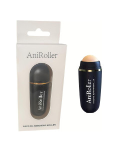 Rodillo Facial Reutilizable AniRoller - Piedra Volcánica Negra para Piel Grasa