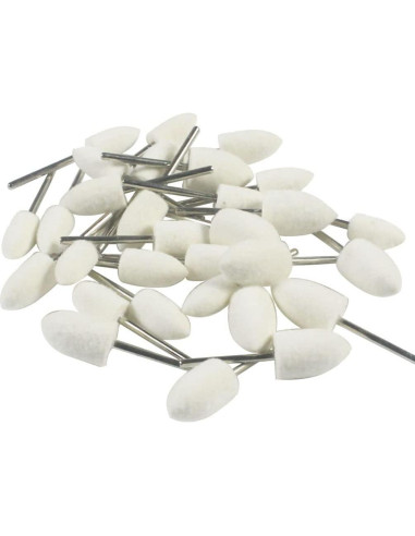 30 Puntas de Pulido de Fieltro Luo Ke Cono 8mm 10mm 12mm